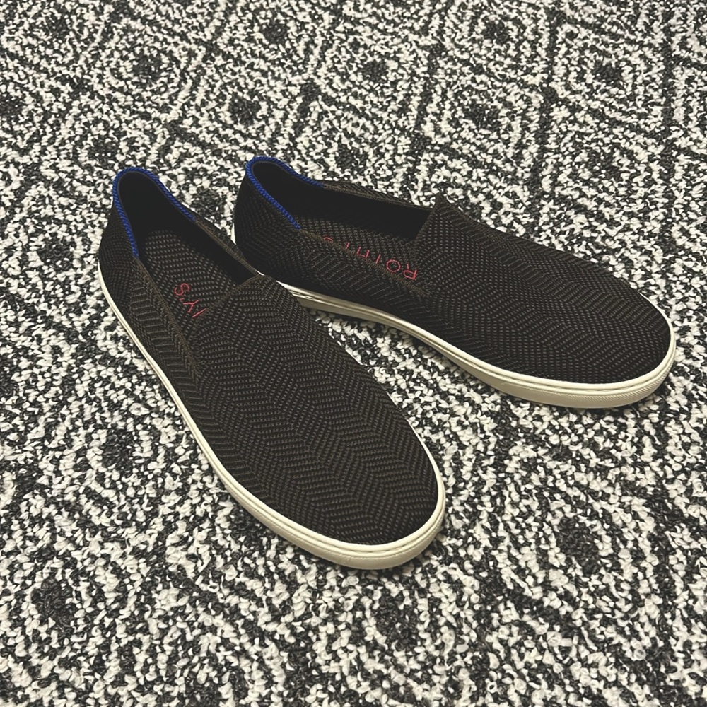 SOLD- Herringbone Slip-on Shoes